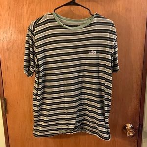Striped Lost T-Shirt Green Large